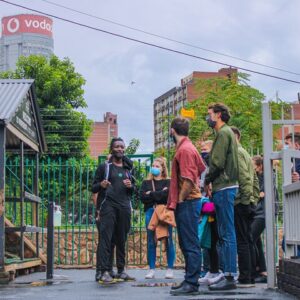 A história da migração em Joanesburgo com almoço local