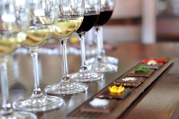 Ganztägige Tour mit Schokolade, Käse, Oliven und Wein ab Franschhoek