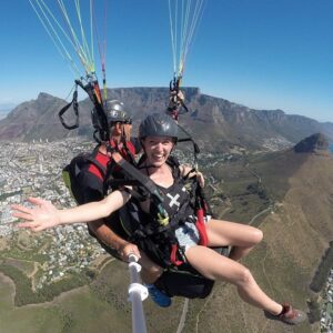 Avventura di parapendio in tandem a Città del Capo con Skywings