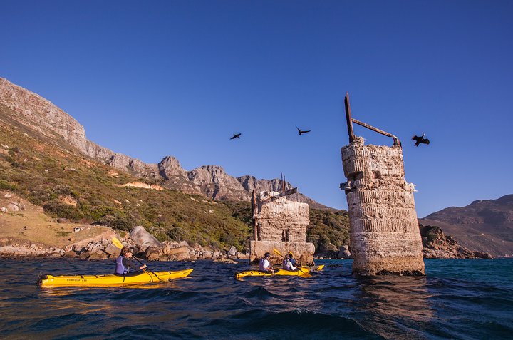 Caiaque em Chapman's Peak e Karbonkelberg, em Hout Bay