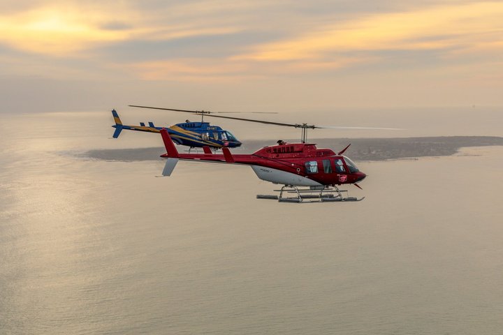 Kapstadt: Hubschrauberflug über Robben Island