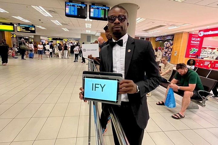 Transferência premium no aeroporto da Cidade do Cabo com receção